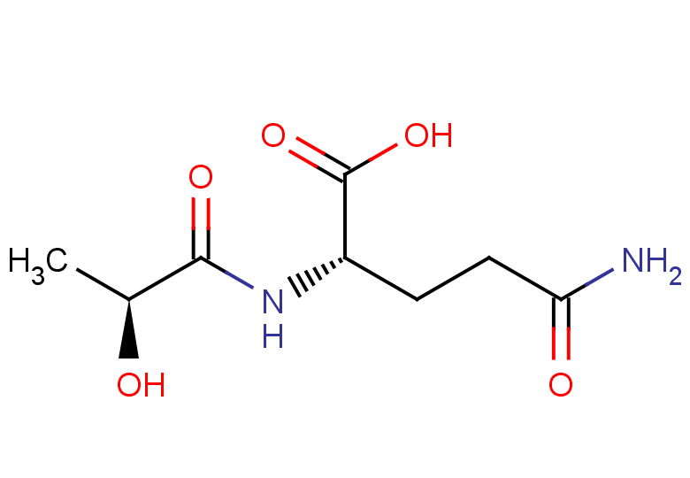 (2S)-4-carbamoyl-2-[(2S)-2-hydroxypropanamido]butanoic acid