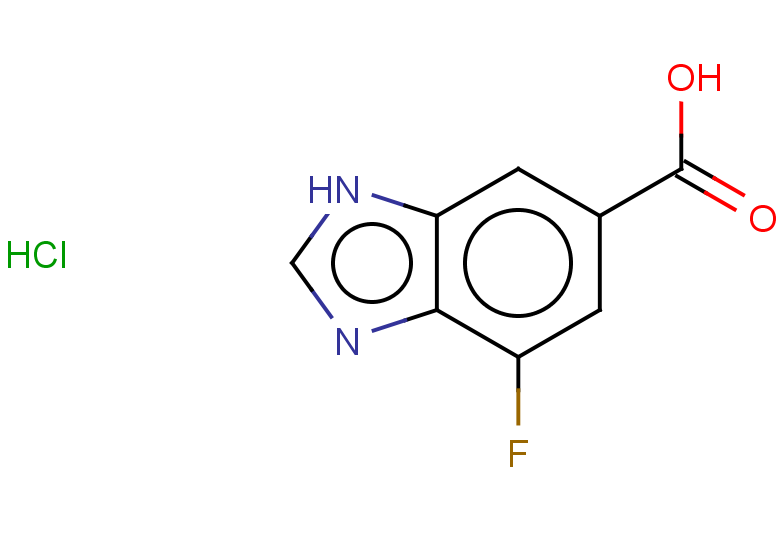 4-fluoro-1H-1,3-benzodiazole-6-carboxylic acid hydrochloride