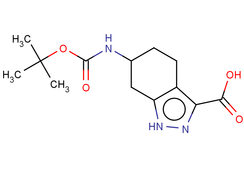 6-{[(tert-butoxy)carbonyl]amino}-4,5,6,7-tetrahydro-1H-indazole-3-carboxylic acid