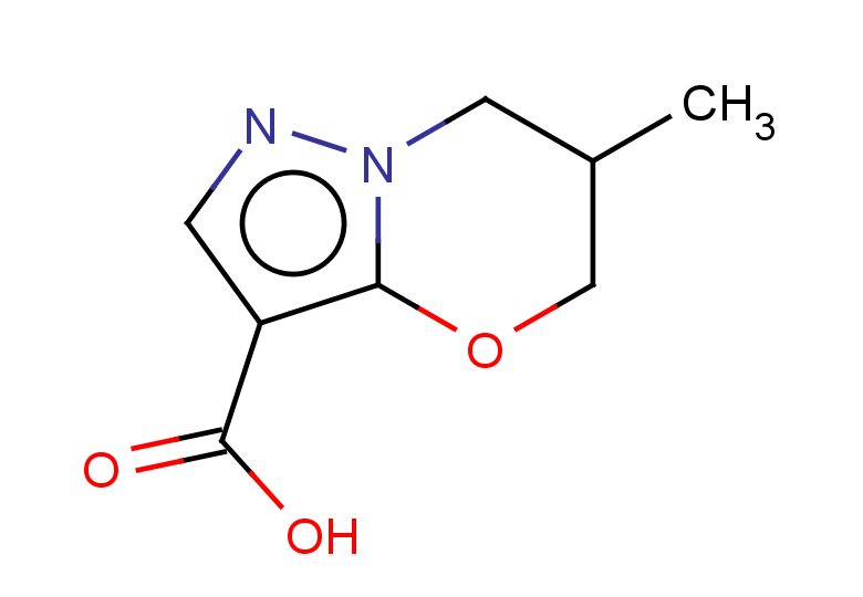 6-methyl-5H,6H,7H-pyrazolo[3,2-b][1,3]oxazine-3-carboxylic acid
