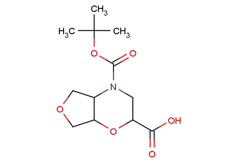 4-[(tert-butoxy)carbonyl]-hexahydro-2H-furo[3,4-b]morpholine-2-carboxylic acid, Mixture of diastereomers