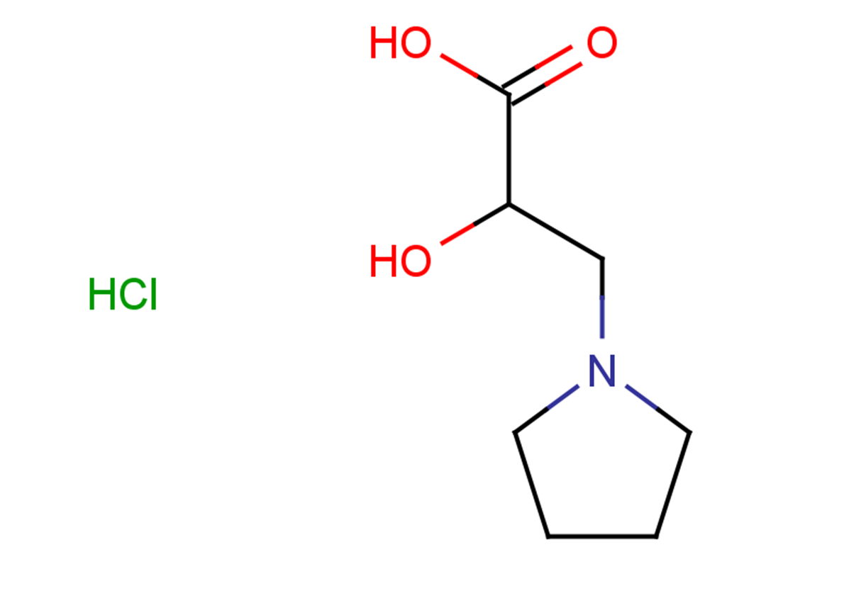 2-hydroxy-3-(pyrrolidin-1-yl)propanoic acid hydrochloride