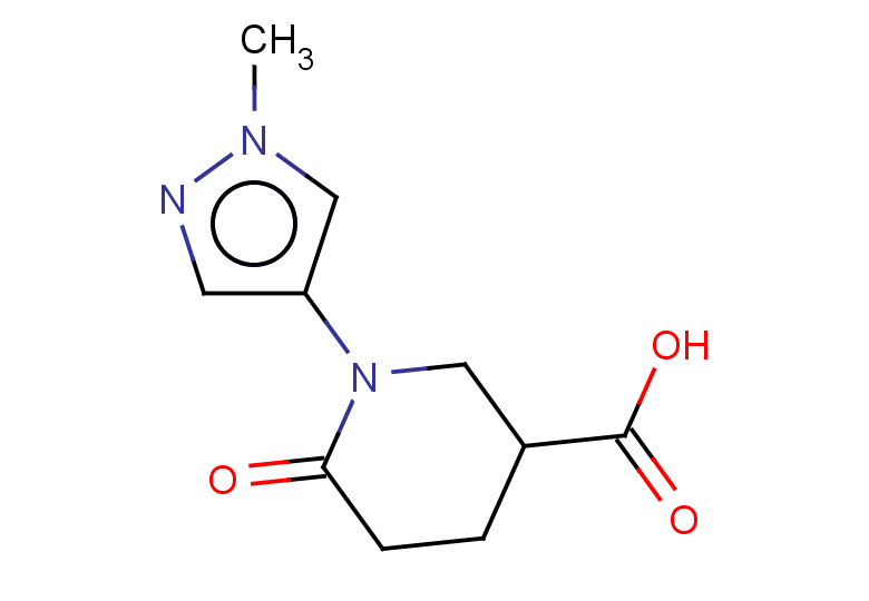 1-(1-methyl-1H-pyrazol-4-yl)-6-oxopiperidine-3-carboxylic acid