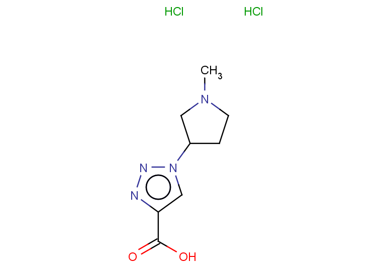 1-(1-methylpyrrolidin-3-yl)-1H-1,2,3-triazole-4-carboxylic acid dihydrochloride