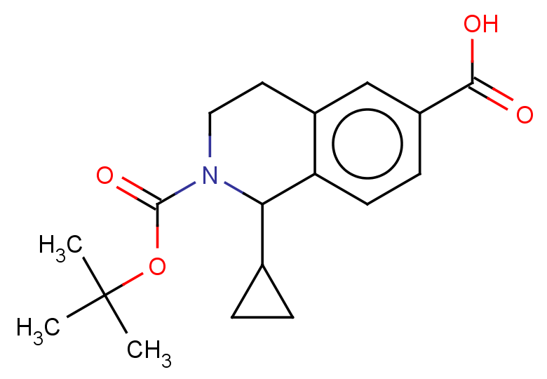 2-[(tert-butoxy)carbonyl]-1-cyclopropyl-1,2,3,4-tetrahydroisoquinoline-6-carboxylic acid