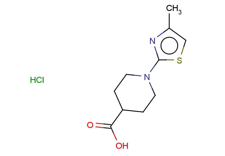 1-(4-methyl-1,3-thiazol-2-yl)piperidine-4-carboxylic acid hydrochloride