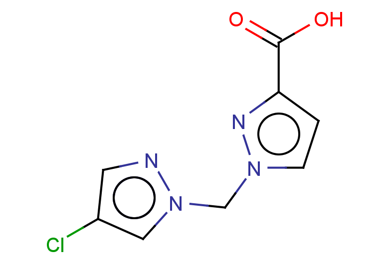 1-[(4-chloro-1H-pyrazol-1-yl)methyl]-1H-pyrazole-3-carboxylic acid