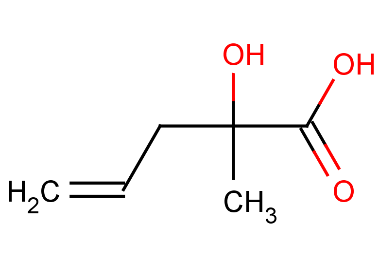 2-hydroxy-2-methylpent-4-enoic acid