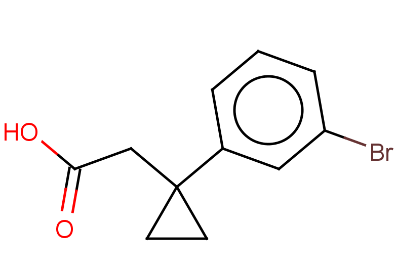 2-[1-(3-bromophenyl)cyclopropyl]acetic acid