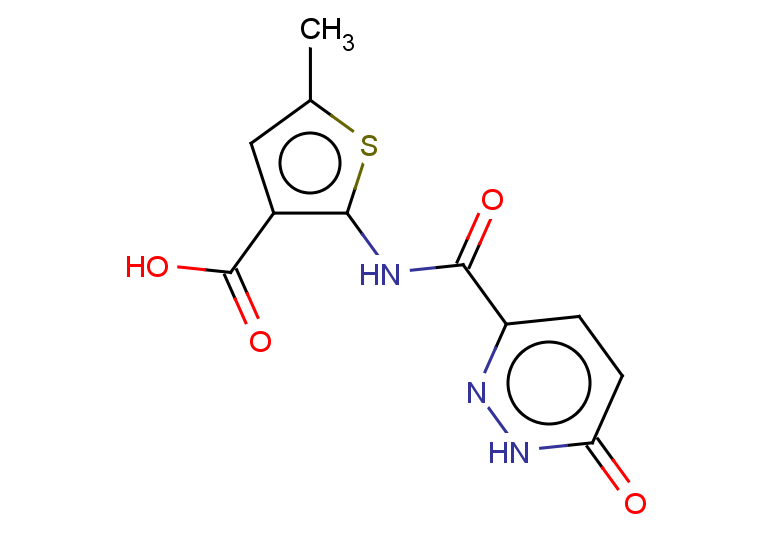5-methyl-2-(6-oxo-1,6-dihydropyridazine-3-amido)thiophene-3-carboxylic acid