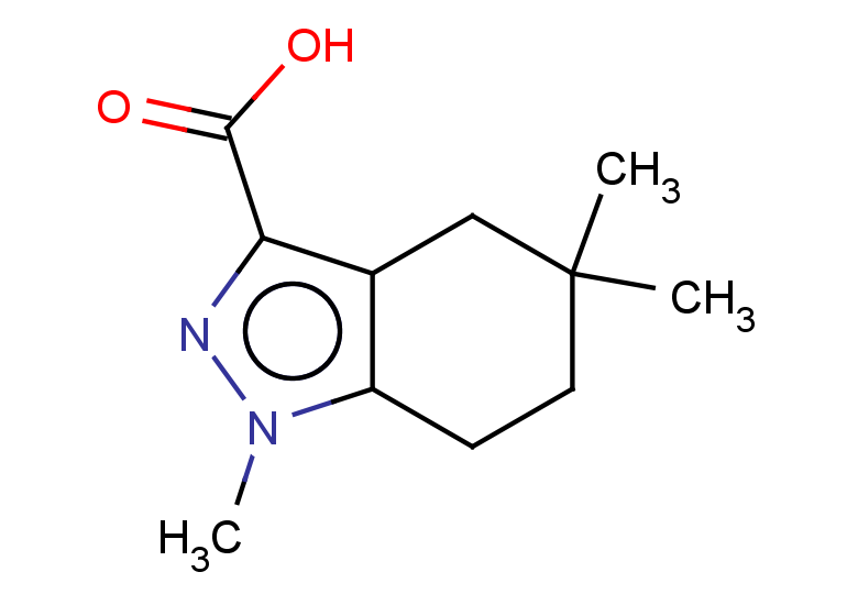 1,5,5-trimethyl-4,5,6,7-tetrahydro-1H-indazole-3-carboxylic acid