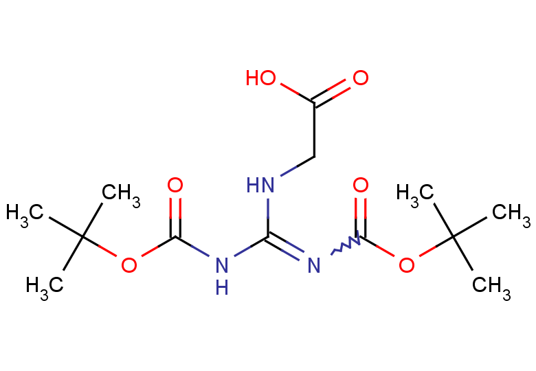 2-[({[(tert-butoxy)carbonyl]amino}({[(tert-butoxy)carbonyl]imino})methyl)amino]acetic acid