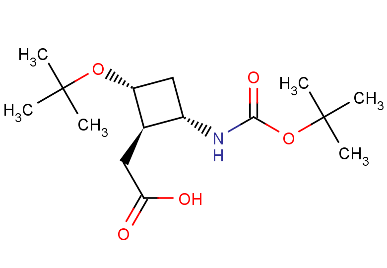 2-[(1R,2R,4S)-2-(tert-butoxy)-4-{[(tert-butoxy)carbonyl]amino}cyclobutyl]acetic acid
