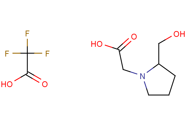 2,2,2-trifluoroacetic acid; 2-[2-(hydroxymethyl)pyrrolidin-1-yl]acetic acid