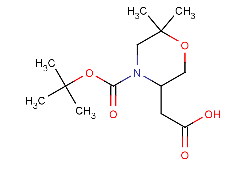 2-{4-[(tert-butoxy)carbonyl]-6,6-dimethylmorpholin-3-yl}acetic acid