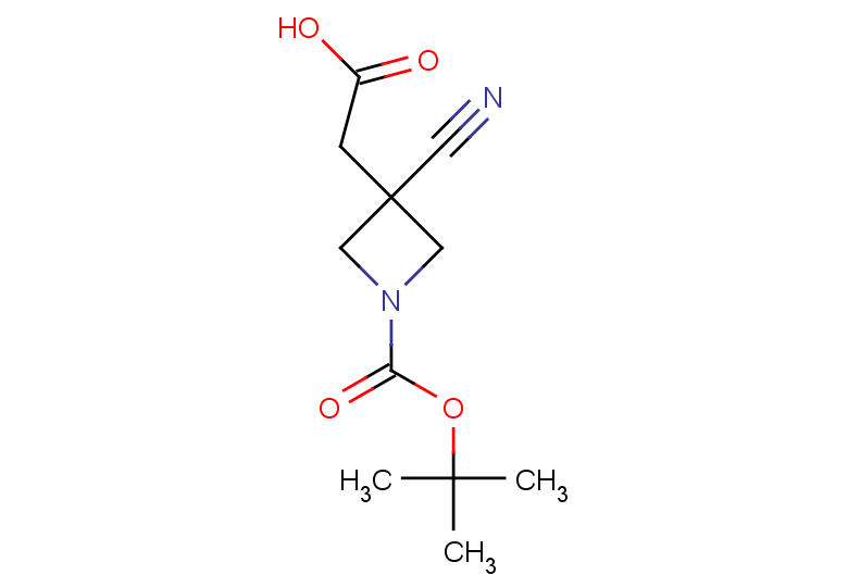 2-{1-[(tert-butoxy)carbonyl]-3-cyanoazetidin-3-yl}acetic acid