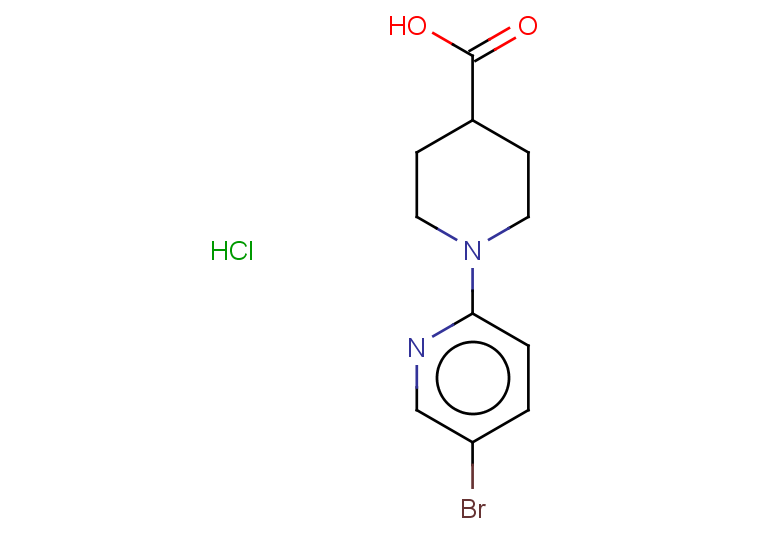 1-(5-bromopyridin-2-yl)piperidine-4-carboxylic acid hydrochloride