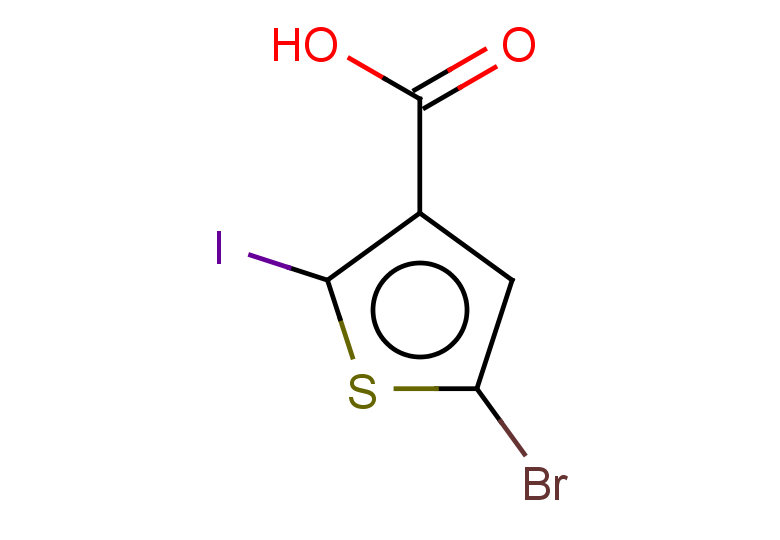 5-bromo-2-iodothiophene-3-carboxylic acid