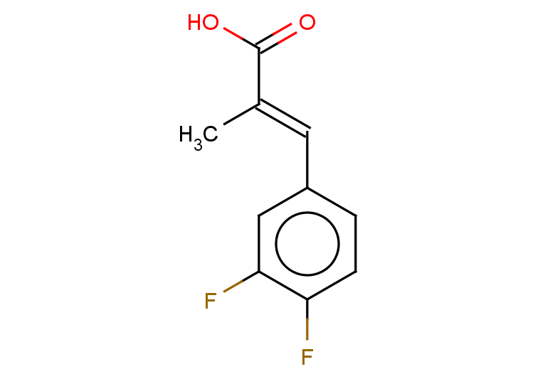 (2E)-3-(3,4-difluorophenyl)-2-methylprop-2-enoic acid