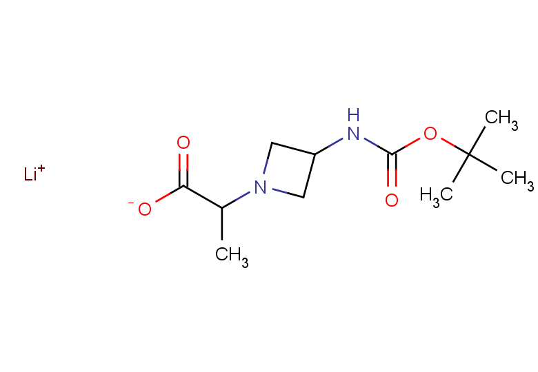 lithium(1+) 2-(3-{[(tert-butoxy)carbonyl]amino}azetidin-1-yl)propanoate
