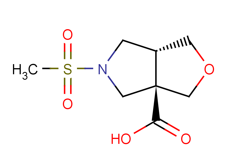 rac-(3aR,6aR)-5-methanesulfonyl-hexahydro-1H-furo[3,4-c]pyrrole-3a-carboxylic acid