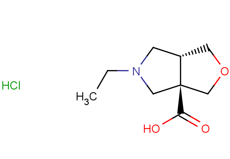 rac-(3aR,6aR)-5-ethyl-hexahydro-1H-furo[3,4-c]pyrrole-3a-carboxylic acid hydrochloride