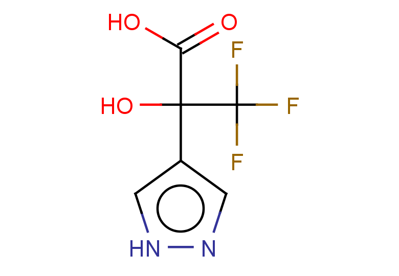 3,3,3-trifluoro-2-hydroxy-2-(1H-pyrazol-4-yl)propanoic acid