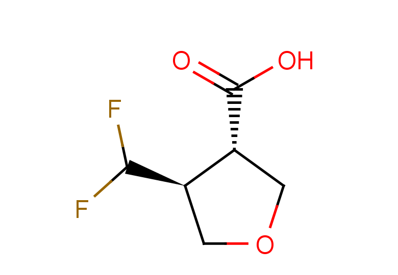 rac-(3R,4R)-4-(difluoromethyl)oxolane-3-carboxylic acid, trans