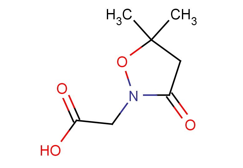 2-(5,5-dimethyl-3-oxo-1,2-oxazolidin-2-yl)acetic acid