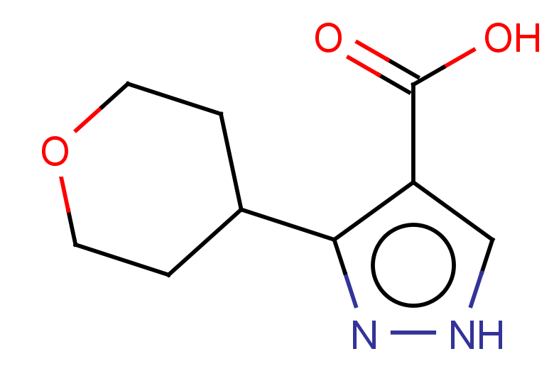 3-(oxan-4-yl)-1H-pyrazole-4-carboxylic acid