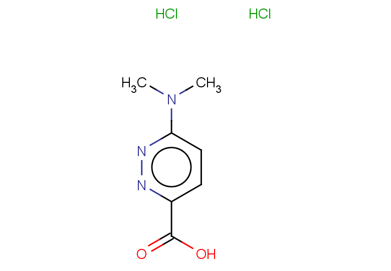 6-(dimethylamino)pyridazine-3-carboxylic acid dihydrochloride