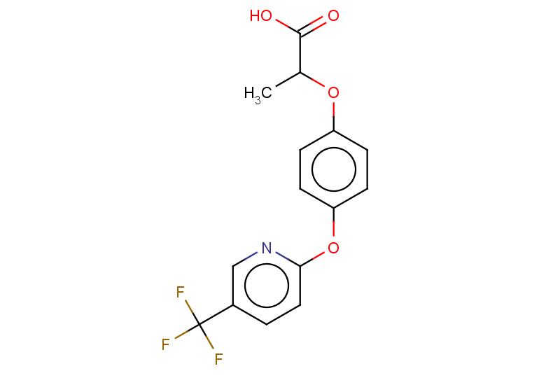 2-(4-{[5-(trifluoromethyl)pyridin-2-yl]oxy}phenoxy)propanoic acid