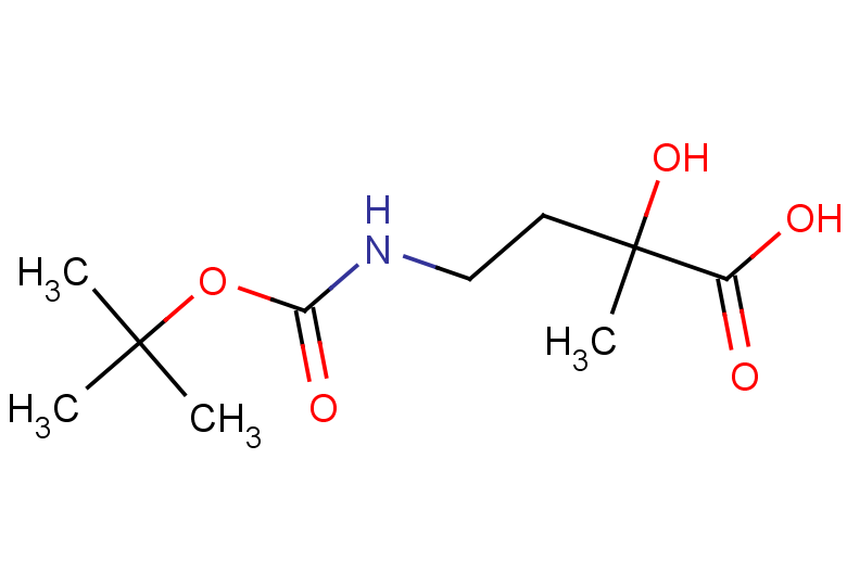 4-{[(tert-butoxy)carbonyl]amino}-2-hydroxy-2-methylbutanoic acid