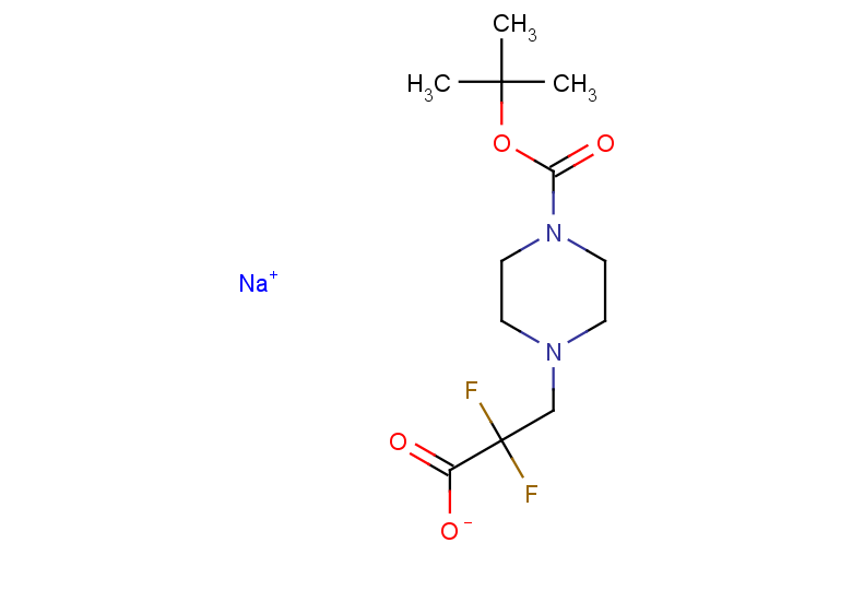 sodium 3-{4-[(tert-butoxy)carbonyl]piperazin-1-yl}-2,2-difluoropropanoate