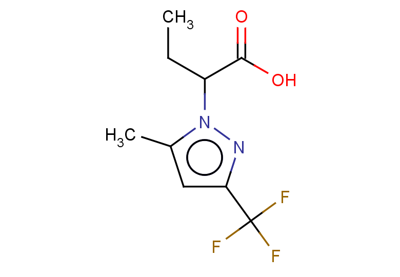 2-[5-methyl-3-(trifluoromethyl)-1H-pyrazol-1-yl]butanoic acid