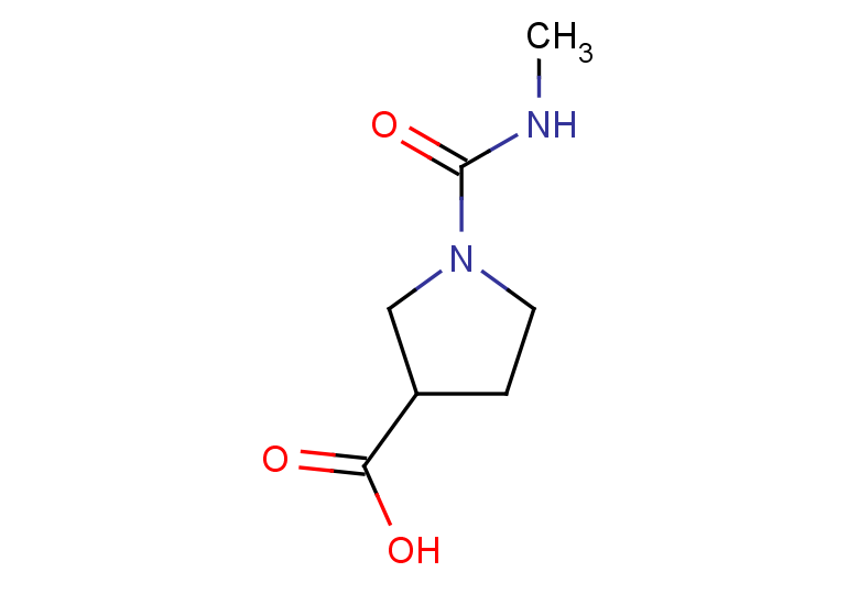 1-(methylcarbamoyl)pyrrolidine-3-carboxylic acid