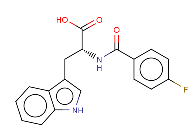 (2R)-2-[(4-fluorophenyl)formamido]-3-(1H-indol-3-yl)propanoic acid