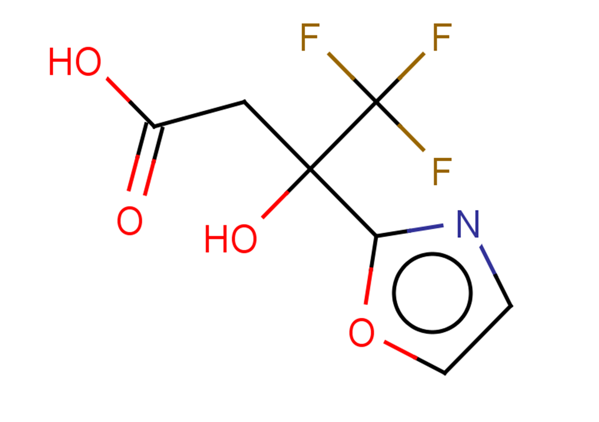 4,4,4-trifluoro-3-hydroxy-3-(1,3-oxazol-2-yl)butanoic acid