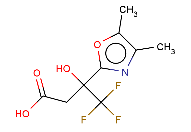 3-(dimethyl-1,3-oxazol-2-yl)-4,4,4-trifluoro-3-hydroxybutanoic acid