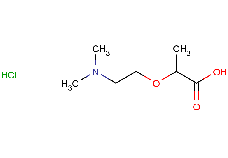 2-[2-(dimethylamino)ethoxy]propanoic acid hydrochloride