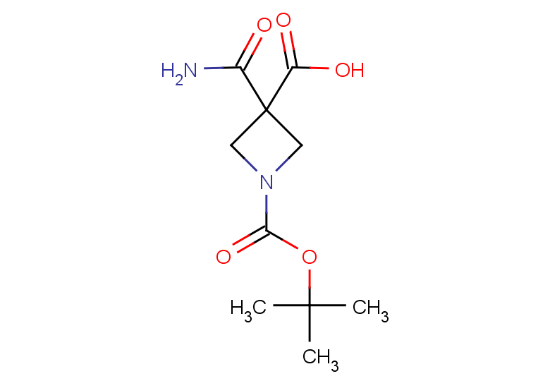 1-[(tert-butoxy)carbonyl]-3-carbamoylazetidine-3-carboxylic acid