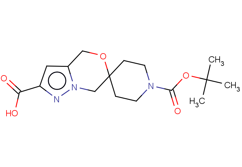 1-[(tert-butoxy)carbonyl]-4',7'-dihydrospiro[piperidine-4,6'-pyrazolo[3,2-c][1,4]oxazine]-2'-carboxylic acid