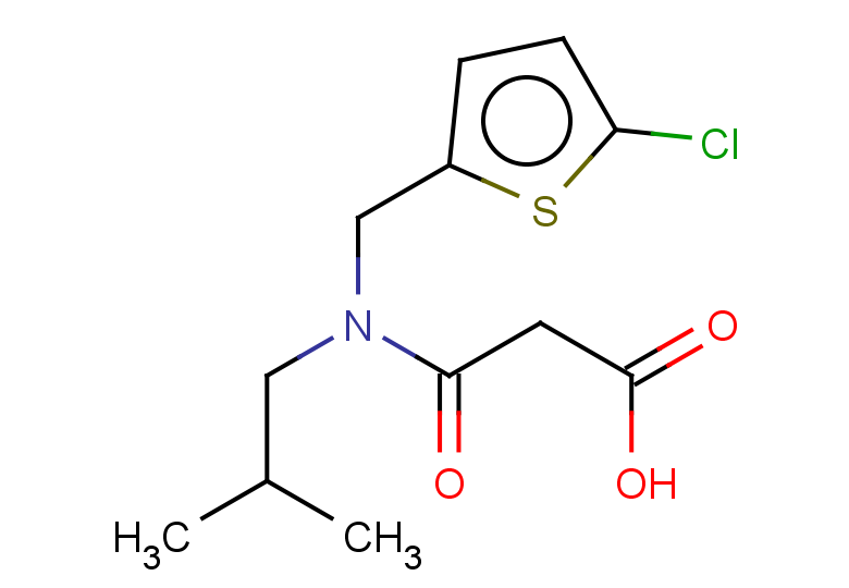 2-{[(5-chlorothiophen-2-yl)methyl](2-methylpropyl)carbamoyl}acetic acid