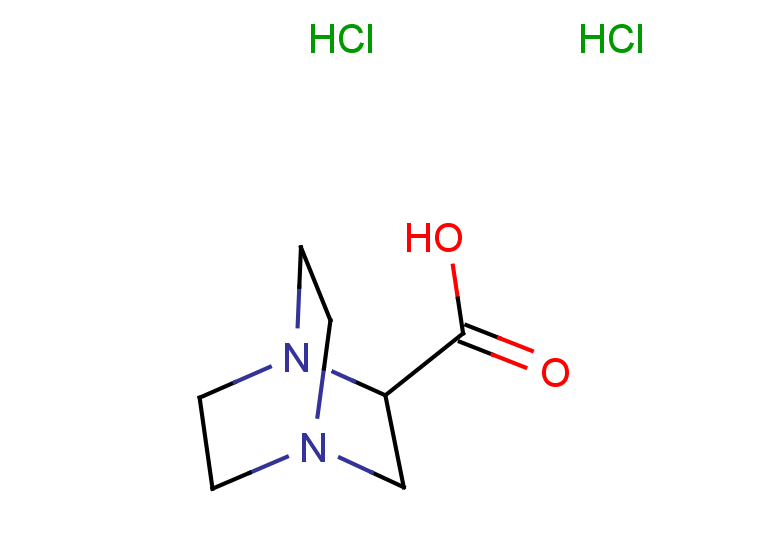 1,4-diazabicyclo[2.2.2]octane-2-carboxylic acid dihydrochloride