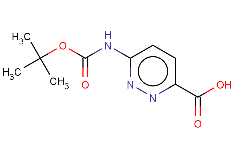 6-{[(tert-butoxy)carbonyl]amino}pyridazine-3-carboxylic acid
