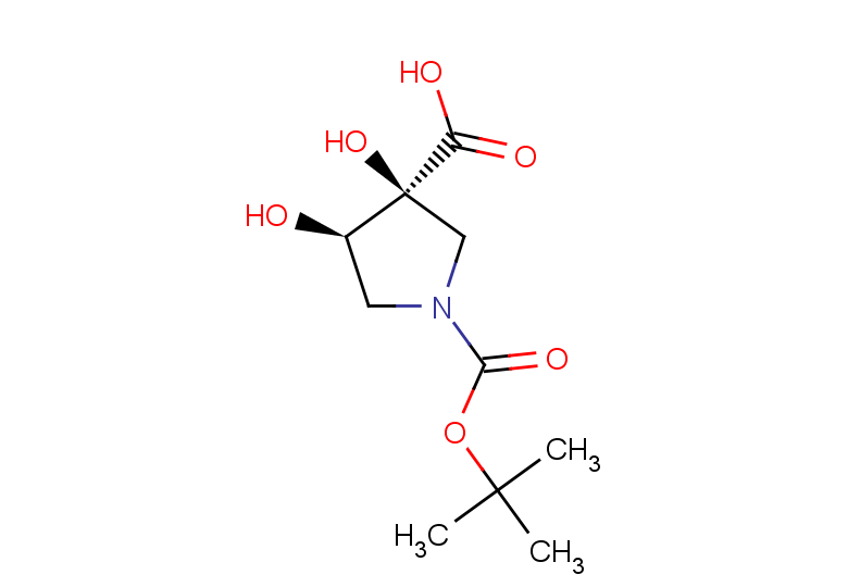 rac-(3R,4S)-1-[(tert-butoxy)carbonyl]-3,4-dihydroxypyrrolidine-3-carboxylic acid