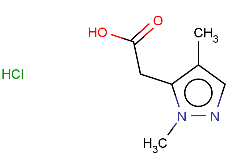 2-(1,4-dimethyl-1H-pyrazol-5-yl)acetic acid hydrochloride