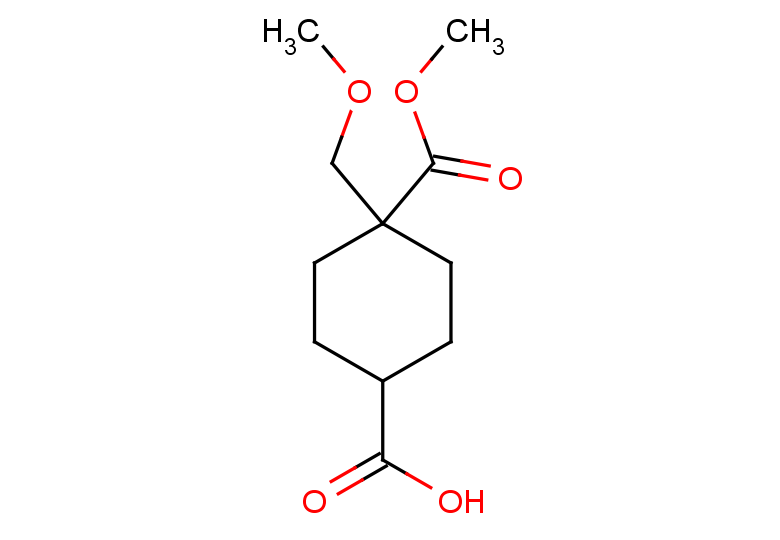 4-(methoxycarbonyl)-4-(methoxymethyl)cyclohexane-1-carboxylic acid