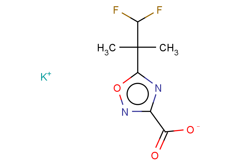 potassium 5-(1,1-difluoro-2-methylpropan-2-yl)-1,2,4-oxadiazole-3-carboxylate