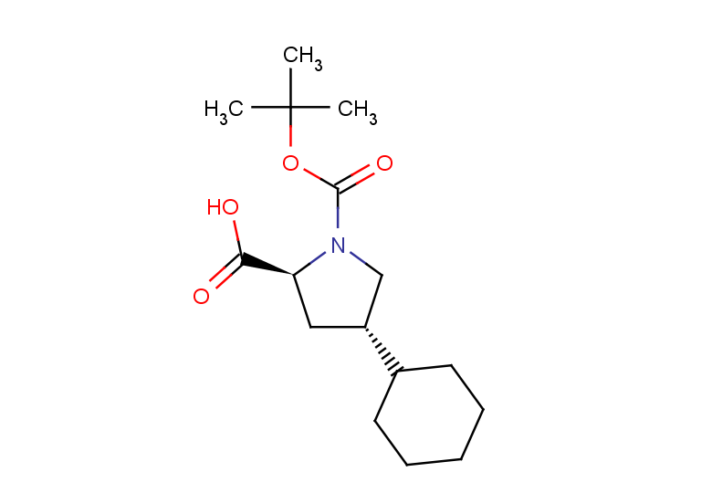 (2S,4S)-1-[(tert-butoxy)carbonyl]-4-cyclohexylpyrrolidine-2-carboxylic acid
